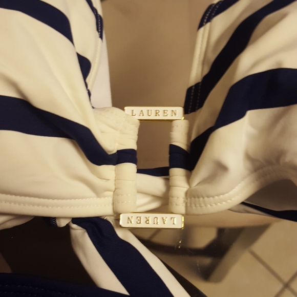 Ralph Lauren navy and white swimsuit - Picture 4 of 5